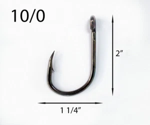 PACK DE 25 ganchos de pesca con cebo vivo fuerte tamaño 10/0 TACKLEWORKS 4x L319 - Imagen 1 de 2