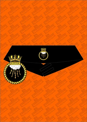 BS EMBROIDERY HMS JUPITER BESTICKTE KUMMERBUNDE