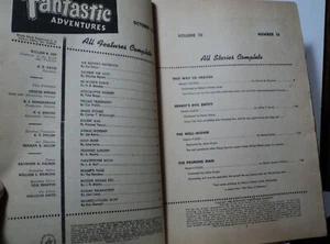 Fantastic Adventures - October 1948 - pulp - Picture 1 of 2