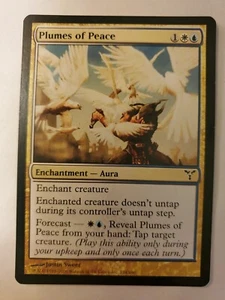 MTG Magic The Gathering Card Plumes of Peace Enchantment Aura Dissension 2006 - Picture 1 of 2