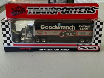 Dale Earnhardt #3 Goodwrench 1990 Champion Matchbox Transporter 1:87 Scale  - Image 1 of 4