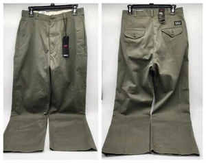 Levi's Loose Chinos High Rise Wide Leg Size 29x31 New W/Tags Olive Green Pants - Picture 1 of 17