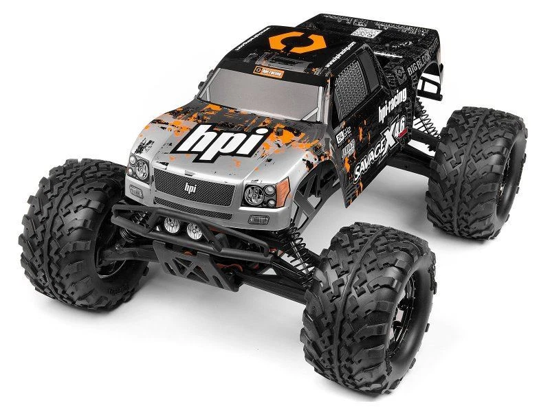 HPI Racing - Nitro GT-3 Truck Painted Body (Silver/Black) - Image 1 of 1