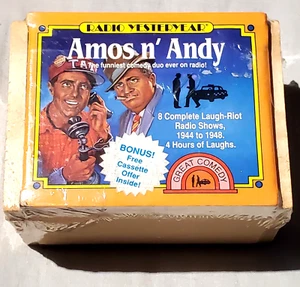 Amos n Andy Radio Yesteryear 4 cassette tapes 8 shows 1944 to 1948 wood box new - Picture 1 of 8