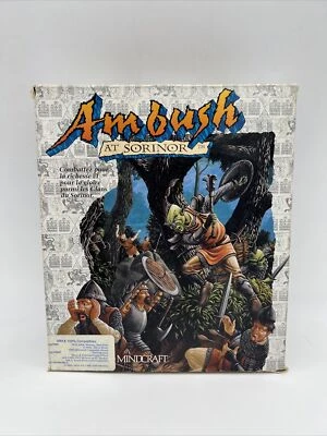 AMBUSH AT SORINOR - mindcraft - ibm et 100% compatibles - disquette - boite fr - Photo 1/4
