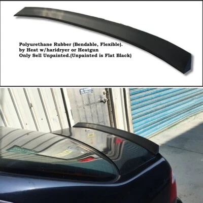 284N Type Rear Duckbill Trunk Spoiler Wing Fits 2007~2010 Chrysler Sebring Sedan - Imagem 1 de 4