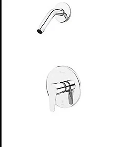 Pfister Pfirst Modern R89-0600 Polished Chrome Shower Trim + Showerhead New/OB - Picture 1 of 6