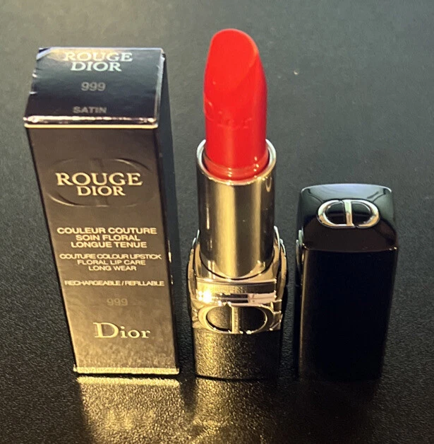 CHRISTIAN DIOR - ROUGE DIOR - COUTURE COLOUR LIPSTICK - 999 SATIN - Image 1 of 1