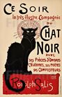 Chat Noir Rodolphe Salis Rqqv   Poster Hq 60X80cm Dune Affiche Vintage