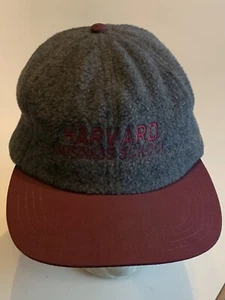 Vintage Harvard University Business School Wool Cap Hat Ivy League Made In USA - Picture 1 of 6
