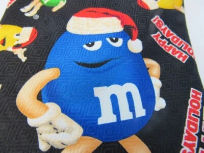 Corbata de cuello de Navidad para hombre M&M’s Felices fiestas Santa verde azul rojo tiempo de vacaciones Foto 1 de 4