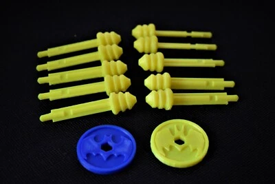 Spare Replacement Replica Imaginext Batman Toy Missiles Bullets + 2 FREE BATDISK