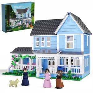 1107PCS Gilmores House Building Block Girls Blue Palace DIY Model Toys Hut Set - Picture 1 of 9
