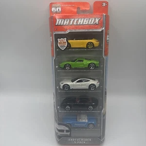 Matchbox 60th anniversary Exotic Rides 5 Pack New Sealed - Picture 1 of 5