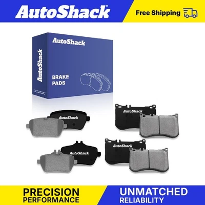 Front Rear Ceramic Brake Pad Set for 2014-2017 Mercedes-Benz S550 Foto 1 de 4