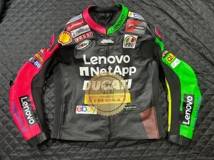 Customized Ducati Motorbike Cowhide Leather Motorcycle Sports Racing Jacket - Picture 1 of 4