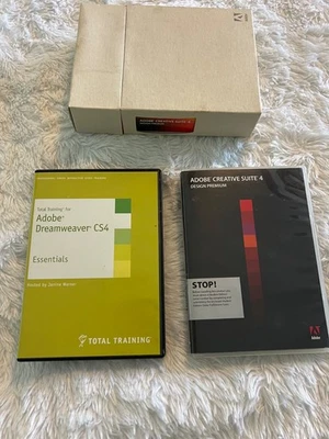 Adobe Creative Suite 4 Design Premium MAC - All (4) DVD's Included w/Serial # - Image 1 of 3