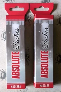 2 X W7 Absolute Lashes Blakest Black Mascara 13 Ml Brand New - Picture 1 of 4