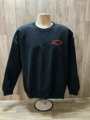 Vintage Retro Hanes Chevy Chevrolet Large Crewneck Sweatshirt 2005 Double sided - Image 1 of 4