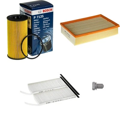 BOSCH Inspección Set Filtro Para Nissan NV400 Kasten Bus - Imagen 1 de 4