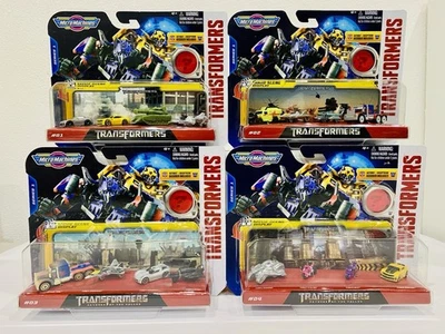 TRANSFORMERS 4pk Micro Machines Series 1  #01 - #04 with Display SEALED Lot of 4 - Image 1 of 4