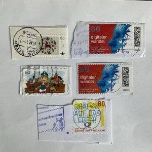 5 Germany stamps~2020-2021~digitaler wandel+Wickie+Jewish life 1700+Christmas - Picture 1 of 4