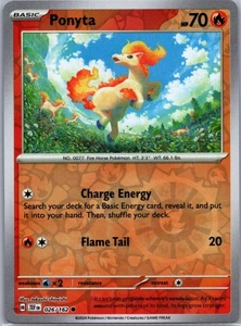 Ponyta, SV05: Temporal Forces, 026/162, Common, NM - Picture 1 of 2