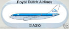 Baggage Label - KLM - A310 - Airbus - Sticker (BL460)