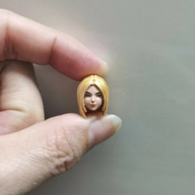 绘画 1/18 比例游戏版蓝色玛丽头雕塑适合 3.75 人偶 D 风格 — 第 1/3 张图片