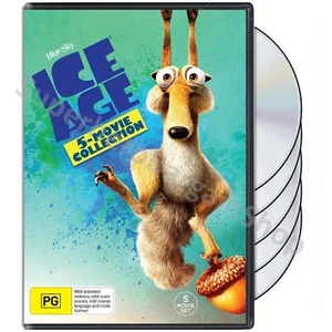 Ice Age | 5-Movie Collection (DVD, 5-Disc) PAL Region 4 (Ice Age 1 2 3 4 5) NEW - Picture 1 of 6