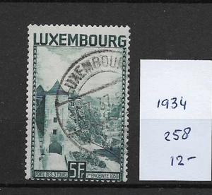 LUXEMBURG @ 1934 Mi.258 gebraucht - schöner Preis @ Lux.84 - Bild 1 von 1