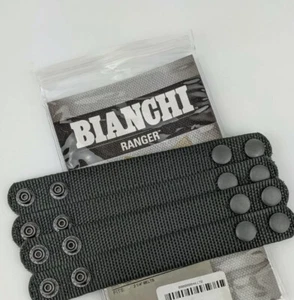 Bianchi Ranger Belt Keeper 4 Pack - Snap Closure - Black Snap- Model 7406 NIP - Picture 1 of 4