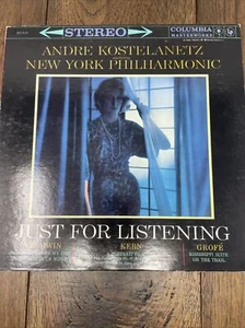 Nice Used Vintage "Just for Listening - Kostelanetz & NY Philharmonic" LP - Picture 1 of 4