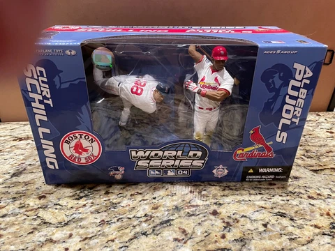 McFarlane 2004 World Series Pujols/Schilling New/Boxed Cover