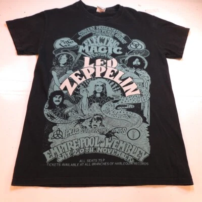 LED ZEPPELIN ELECTRIC MAGIC CONCERT TOUR TEE T SHIRT Mens S  - Image 1 of 2
