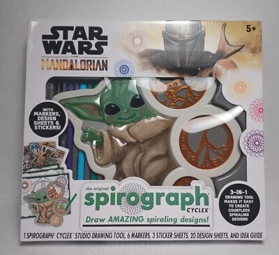The Mandalorian Spirograph Cyclex Studio Grogu Disney Star Wars Baby Yoda Design - Image 1 of 2
