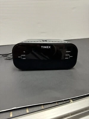 Radio Reloj Despertador Timex T231Y Doble Alarma - Funciona Foto 1 de 4