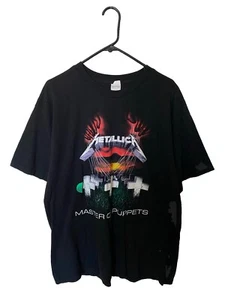 Metallica Masters Of Puppets Men’s Shirt 2-Sided Black Size XL - Picture 1 of 10
