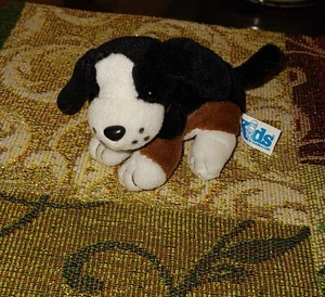 Vintage 3 1/2" Mini Plush Kids of American Beagle Puppy Dog with Collar - Picture 1 of 3