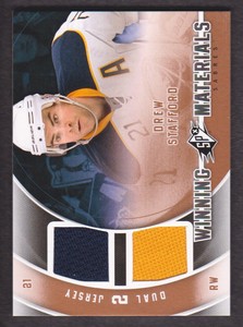 2011-12 SPx Hockey Winning Materials Jersey #WM-SF Drew Stafford