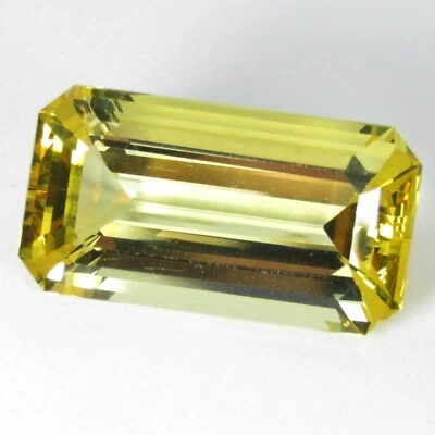 24.76Cts Natural Unheated Scapolite 25x13.7x9.8mm Emerald Cut Loose Gemstone - Image 1 of 3