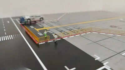Diorama 1:200 Aircraft Fence Guardrail Model Airport Ground Handling Props Model - Image 1 of 4