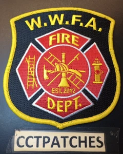 WAYNE WESTLAND FIRE ASSOCIATION, MICHIGAN FIRE DEPARTMENT PATCH MI - Bild 1 von 2