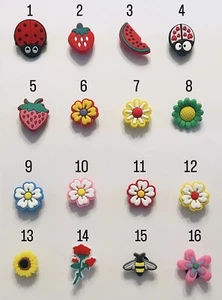 Flowers, Spring Croc Charms YOU CHOOSE NEW! - Picture 1 of 2
