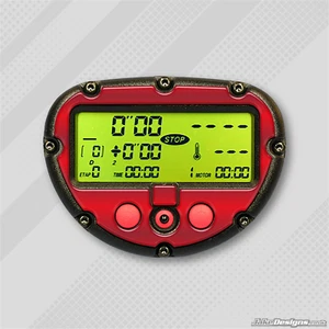 RED CHROME STYLE GEL STICKER FOR ALFANO PRO - KARTING - Picture 1 of 1