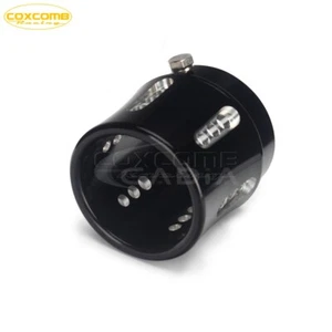Aluminum Black Exhaust Tip End For Harley Touring Dyna Honda Suzuki 2.5'' Pipes - Picture 1 of 7