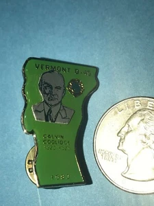 Lions Club Pins - Vermont 1983 CALVIN COOLIDGE  DISTRICT 45 - Picture 1 of 2