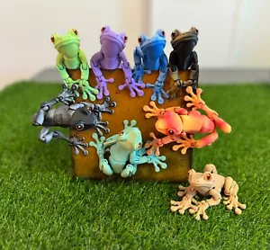 Rana Flexi Articulada Impresa en 3D con Imanes. Fidget muchos colores - Imagen 1 de 14