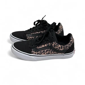 Vans Old Skool Sneakers Cheetah Print Women Size 6.5 Low Top Deluxe Comfort - Picture 1 of 6