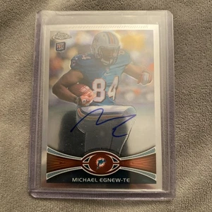 Michael Egnew 2012 Topps cromo automático RC Dolphins 2 - Imagen 1 de 5